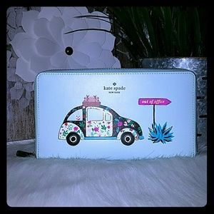 Kate spade out of office Kaden wallet clutch